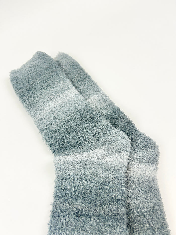 Barefoot Dreams CozyChic Moonbeam Spacedye Socks Loungewear in at Wrapsody