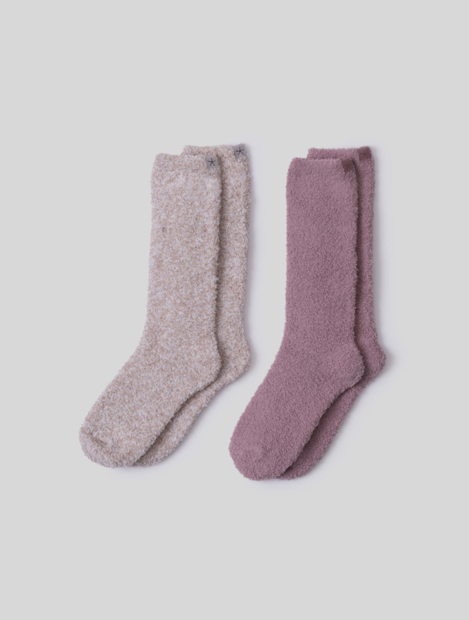 Barefoot Dreams CozyChic Teaberry Drop Set Loungewear in at Wrapsody