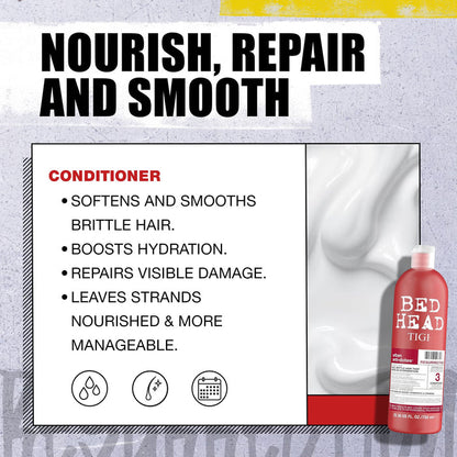 Bed Head by TIGI Resurrection Shampoo & Conditioner Set 750ml