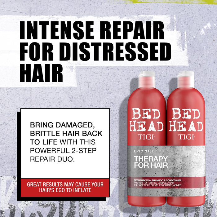 Bed Head by TIGI Resurrection Shampoo & Conditioner Set 750ml