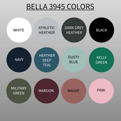 Bella + Canvas Unisex Sponge Fleece Pullover Crewneck - Add Your Text, Design or Logo