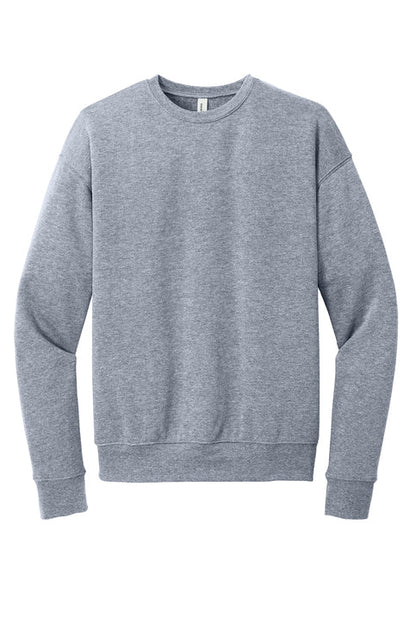 Bella + Canvas Unisex Sponge Fleece Pullover Crewneck - Add Your Text, Design or Logo