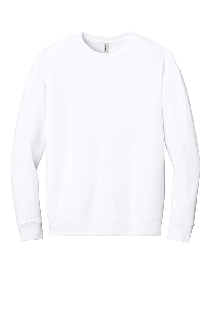 Bella + Canvas Unisex Sponge Fleece Pullover Crewneck - Add Your Text, Design or Logo
