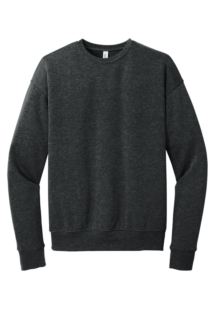 Bella + Canvas Unisex Sponge Fleece Pullover Crewneck - Add Your Text, Design or Logo