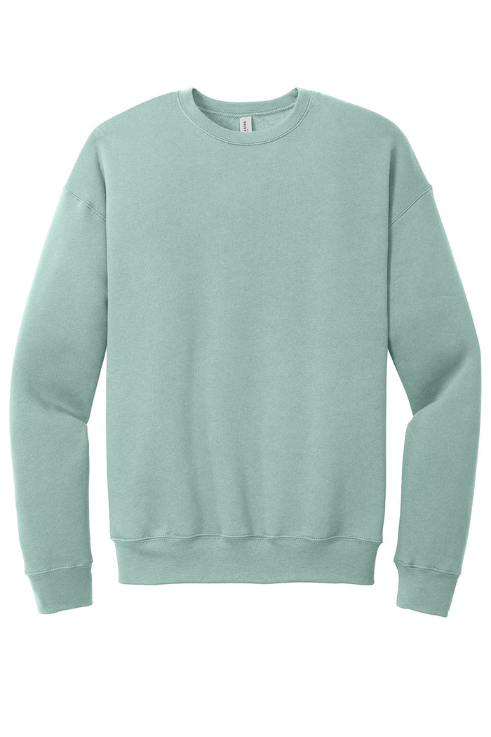 Bella + Canvas Unisex Sponge Fleece Pullover Crewneck - Add Your Text, Design or Logo
