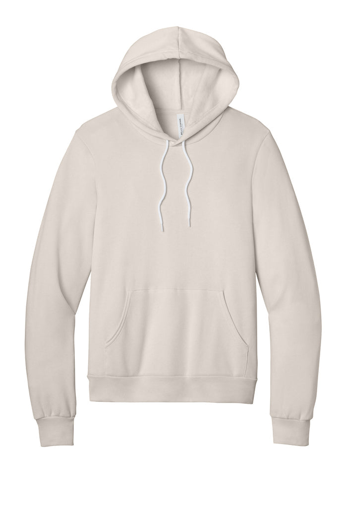 Bella + Canvas Unisex Sponge Fleece Pullover Hoodie - Add Your Text, Design or Logo