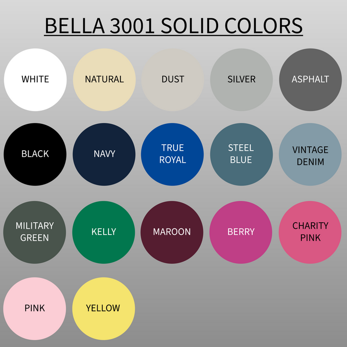 Bella + Canvas Unisex T-Shirt - Add Your Text, Design, or Logo