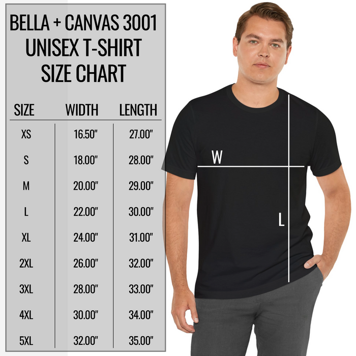 Bella + Canvas Unisex T-Shirt - Add Your Text, Design, or Logo