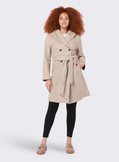 Belted Hooded Coat Acorn Home + Apparel