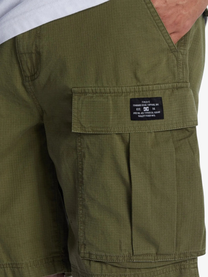 Bermuda Dc Tundra Cargo Verde Militar