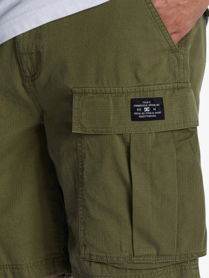 Bermuda Dc Tundra Cargo Verde Militar