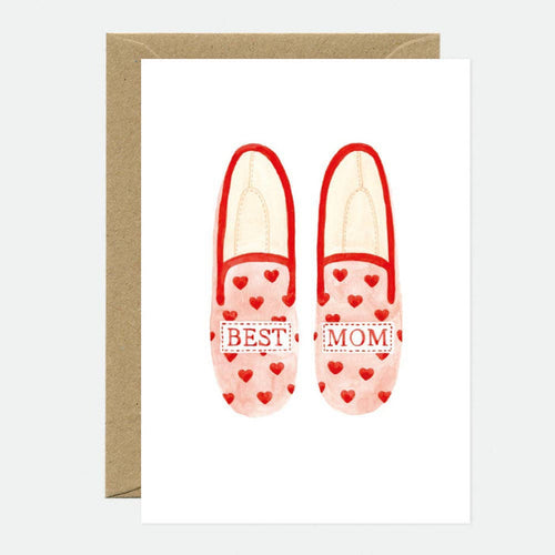 Best Mum Slippers Card