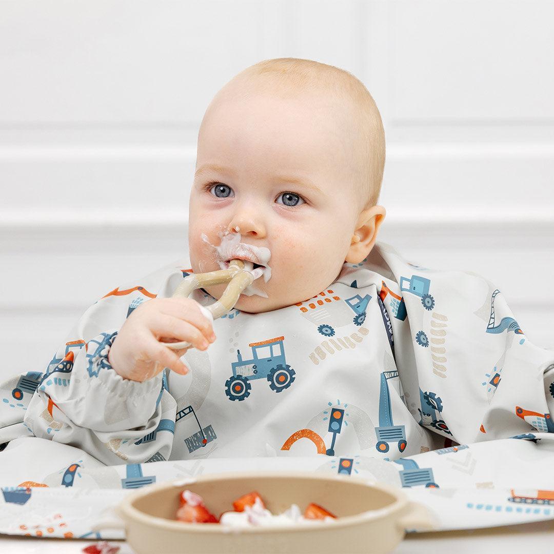 Bibado Long Sleeve Coverall Weaning Bib - Little Loader