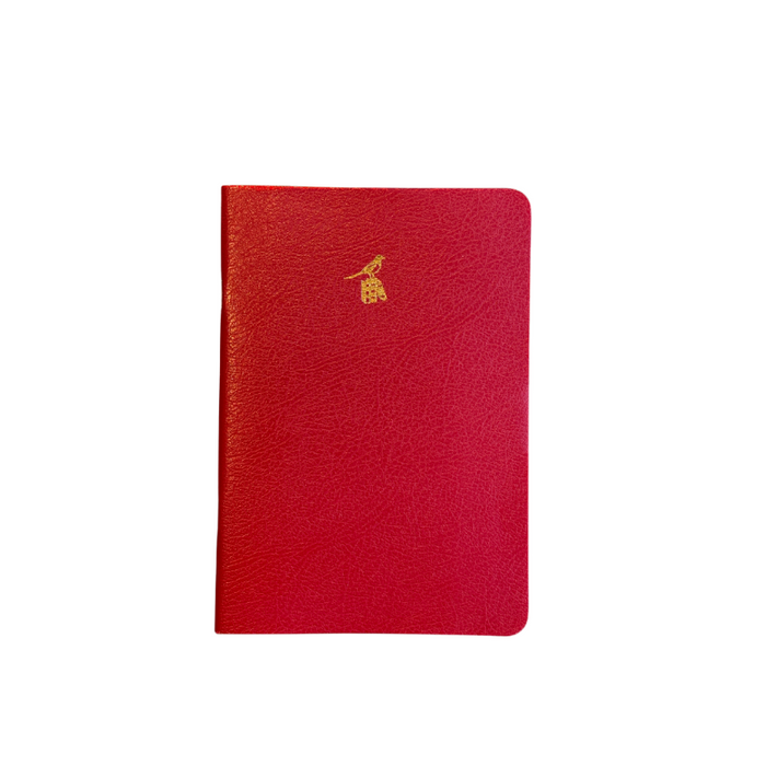 Bieffe Roma Blank Notebook - A5, Red
