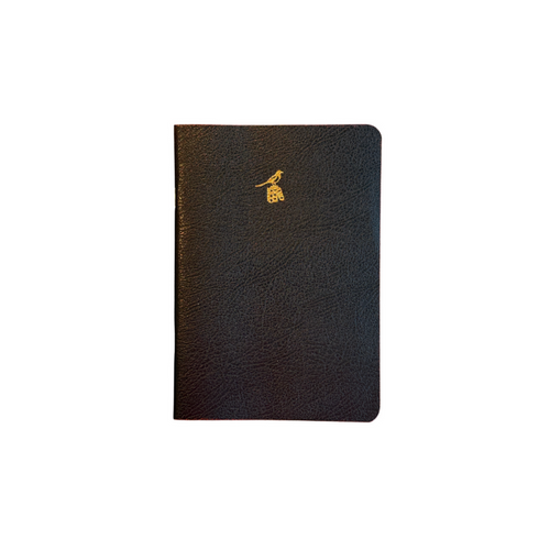 Bieffe Roma Blank Notebook - A6, Black