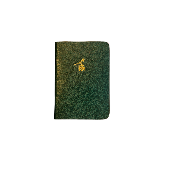 Bieffe Roma Blank Notebook - A6, Green
