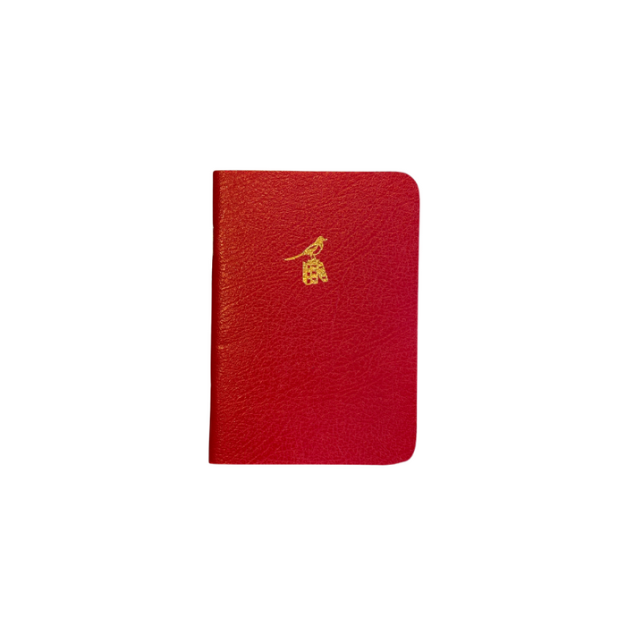 Bieffe Roma Blank Notebook - A6, Red