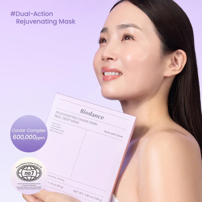 Biodance Rejuvenating Caviar PDRN Real Deep Mask (1pc)