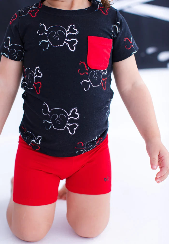 Birdie Bean Crimson Biker Short (9070092058932)