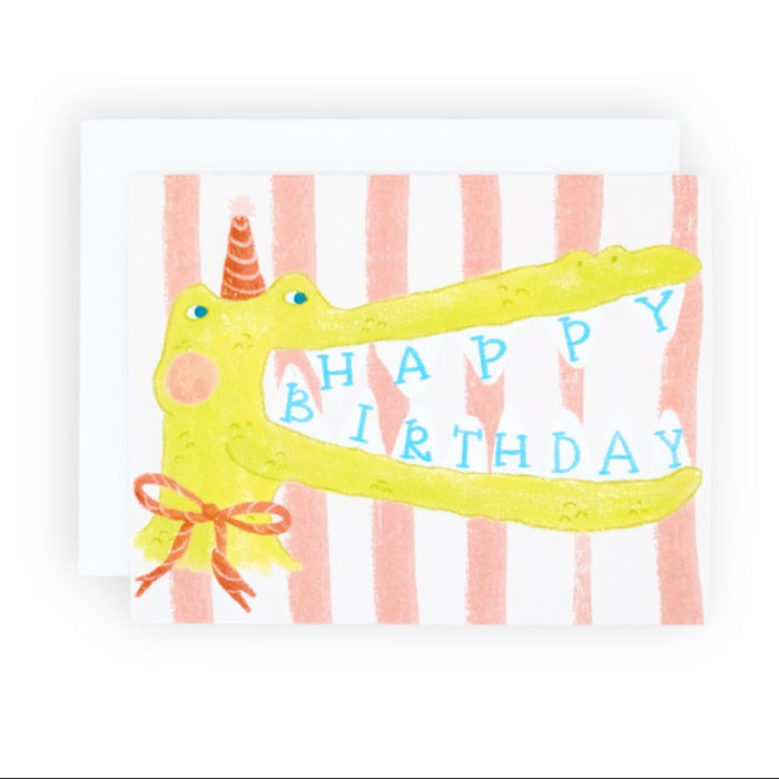 Birthday Crocodile Card