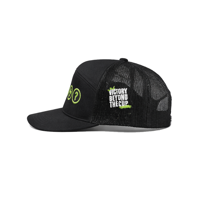 Black 6-PANEL ARCH SNAPBACK Hat