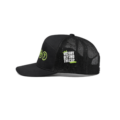 Black 6-PANEL ARCH SNAPBACK Hat