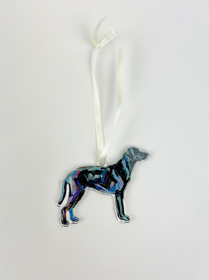 Black Lab Acrylic Ornament Home Decor in  at Wrapsody