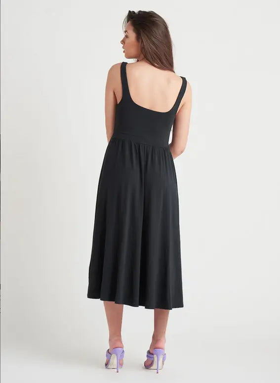 Black Midi Dress Acorn Home + Apparel