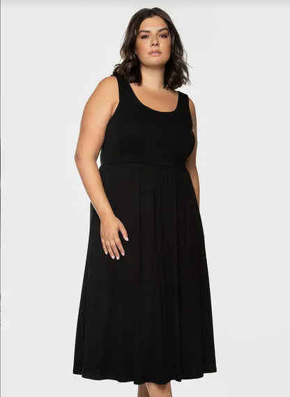 Black Midi Dress Acorn Home + Apparel