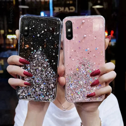 glitter phone case