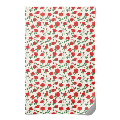 Blooming Roses wrapping paper - CARLYLE AVENUE