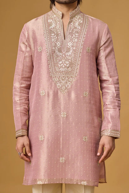 Designer Floral Embroidered Kurta Set – Haldi & Festive Wear | Mahavir NX