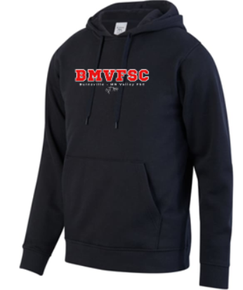 BMVFSC ADULT HOODED SWEATSHIRT - BLACK