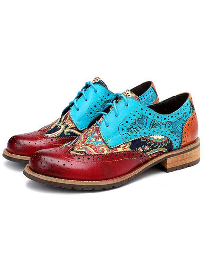 Bohemian Handmade Brogue Shoes