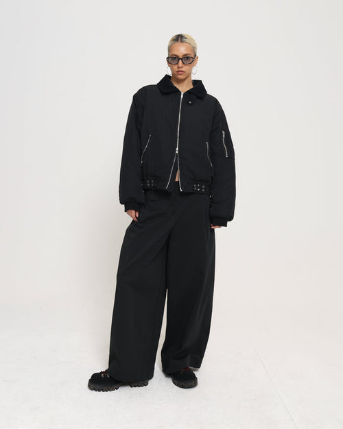 BOMBER JACKET - Black