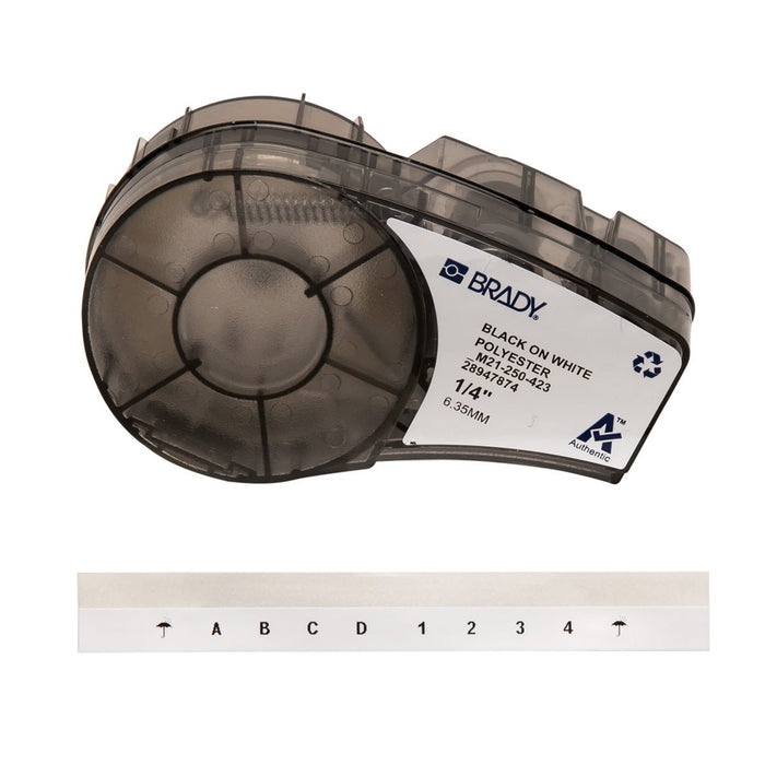 Label Tape with Ribbon - Mann Supply BradyLabel Printers