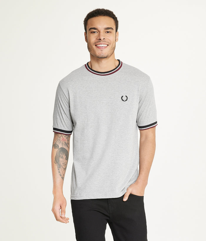 Brooklyn Laundry Men'sÂ Tonal Embroidery Crew Neck Tee