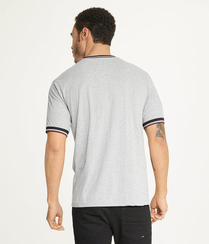 Brooklyn Laundry Men'sÂ Tonal Embroidery Crew Neck Tee