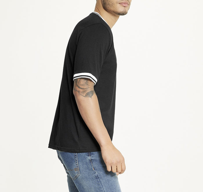Brooklyn Laundry Men'sÂ Tonal Embroidery Crew Neck Tee