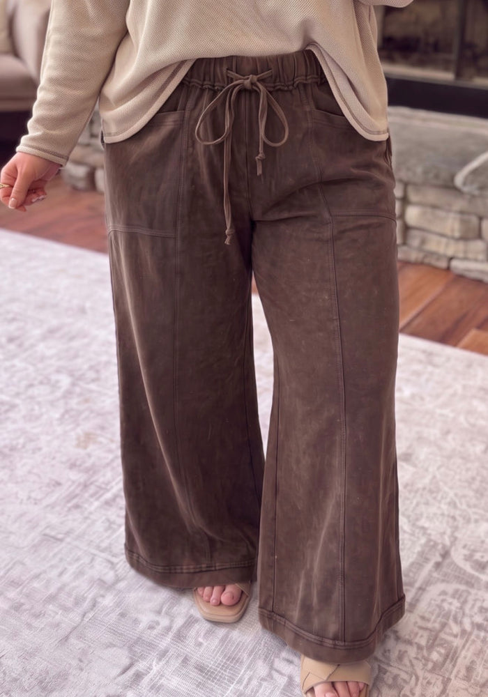 Brown Flare Pants