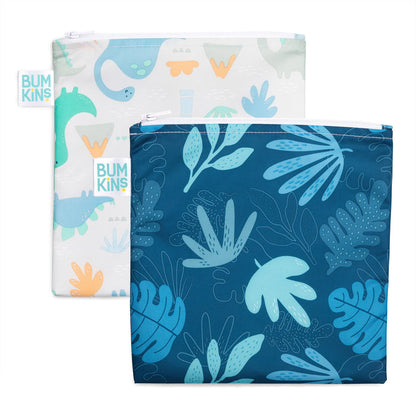 Bumkins Large Snack Bags 2 Pack (6566341148719)
