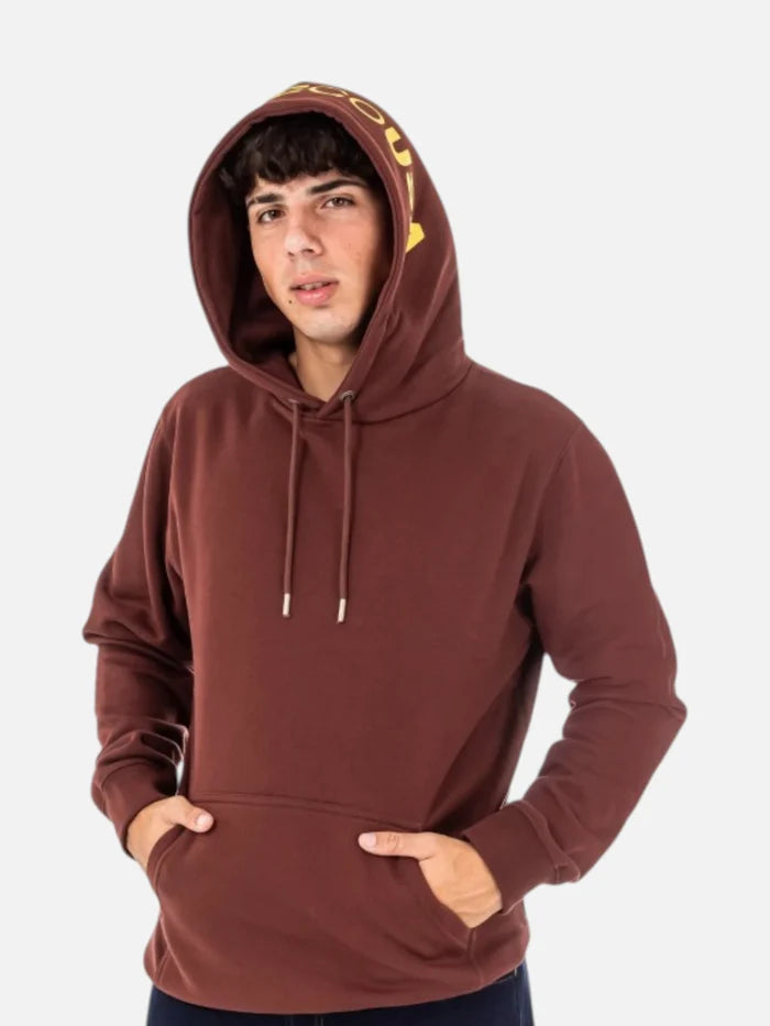 Buzo Dc Hood Logo Bordo