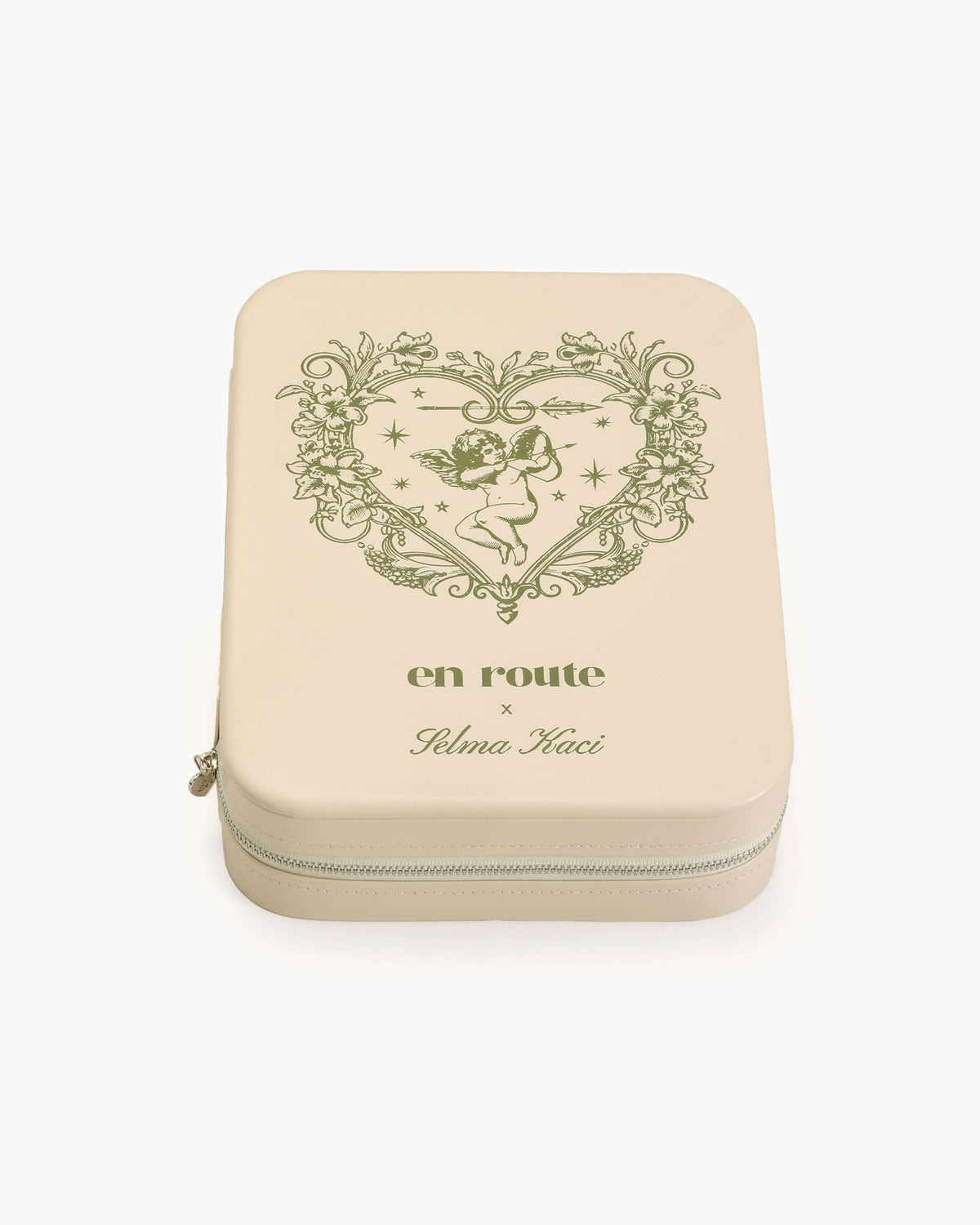 Isola Heart Jewelry Box in Beige