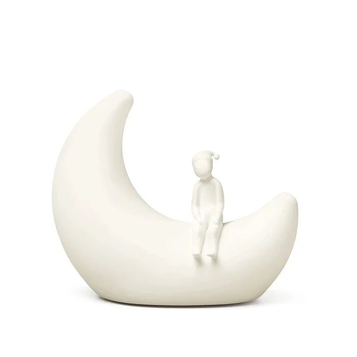 Cam Cam Copenhagen - Moon Night Light - Off White - Mabel & Fox