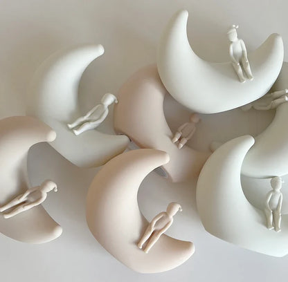 Cam Cam Copenhagen - Moon Night Light - Off White - Mabel & Fox