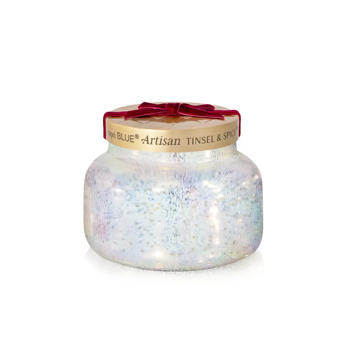 Capri Blue Winter Bazaar 19oz Candle - Tinsel & Spice