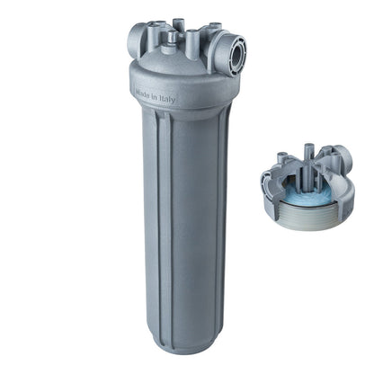 Carcasa SANIC gris - MONO Antimicrobiana 2.5"x10", 3/4" NPT