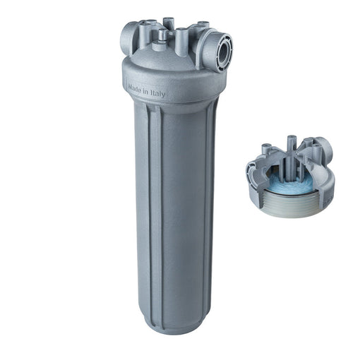 Carcasa SANIC gris - MONO Antimicrobiana 2.5"x10", 3/4" NPT