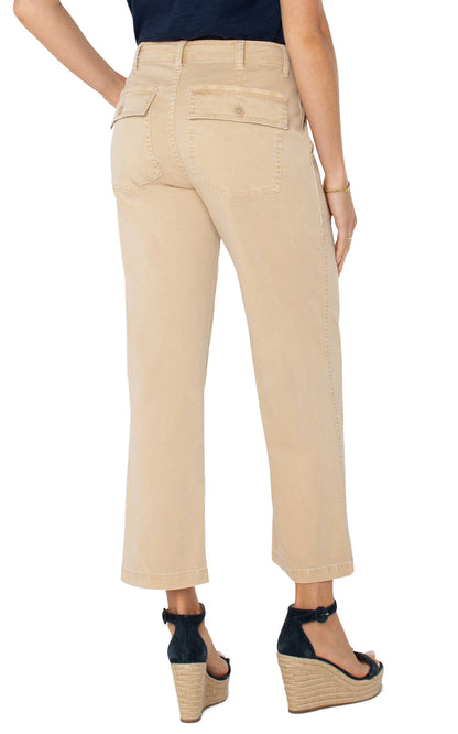 Cargo Crop Wide Leg 26" Ins
