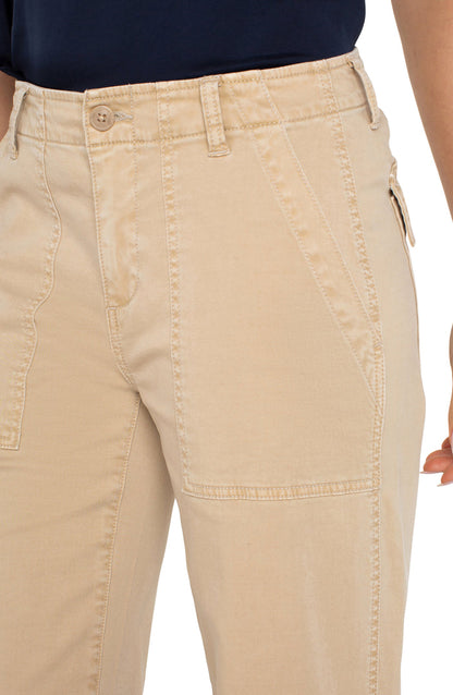 Cargo Crop Wide Leg 26" Ins